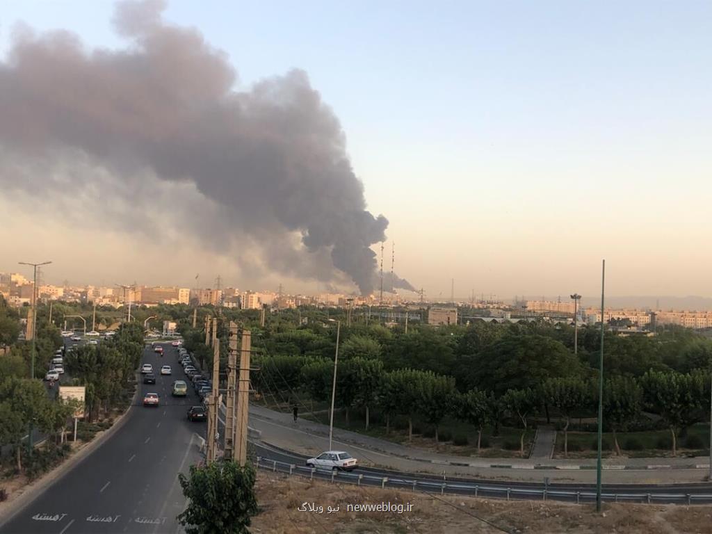 ۲تیم از هلال احمر شهرری به دنبال آتشسوزی به پالایشگاه تهران اعزام شد