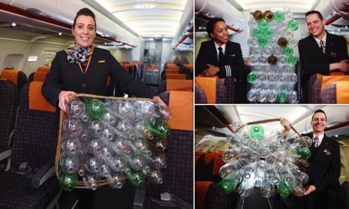 اقدام جالب یک شرکت هواپیمایی در تولید یونیفرم از پلاستیک بازیافتی