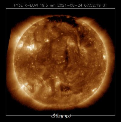 ثبت تصویر خورشید توسط ماهواره چینی ها