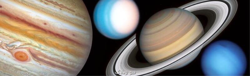 تصاویر هابل از ۴ سیاره غول پیکر منظومه شمسی