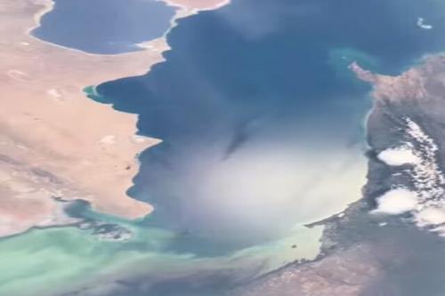 عظمت دریای خزر از منظر ایستگاه فضایی بین المللی