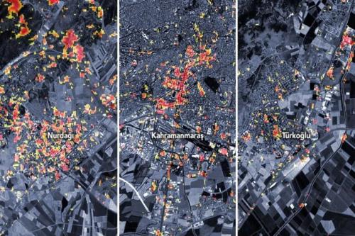 ناسا ویرانی های زلزله ترکیه-سوریه را به تصویر کشید