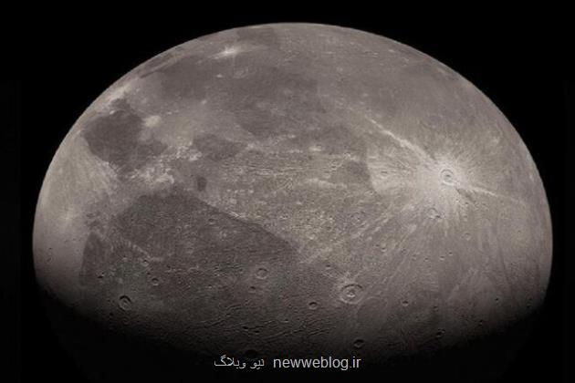 عکس فضاپیمای جونو از بزرگ ترین قمر منظومه شمسی