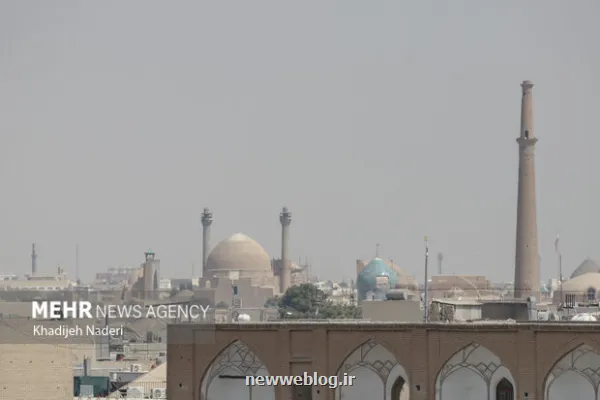 وضعیت هوای اصفهان و 2 شهر مجاور قرمز است
