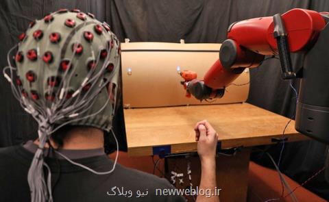 كنترل ربات ها با سیگنال های مغز و حركات دست